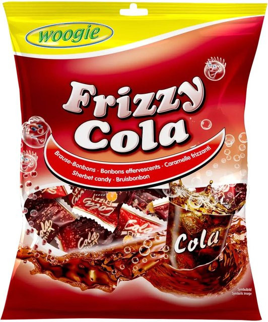Woogie Frizzy Cola Brausende Bonbons 170 g - Bild 1
