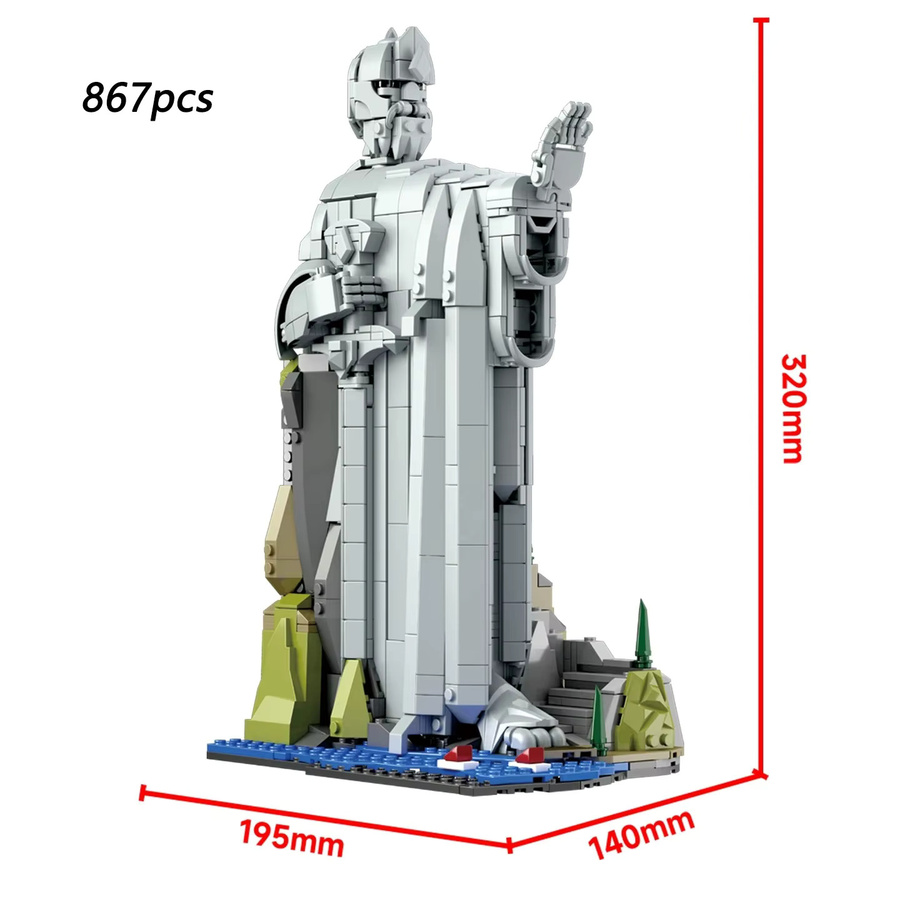 MOULD KING LOTR Argonath Riesen-Statuen-Bausatz, 2-in-1 - Bild 3