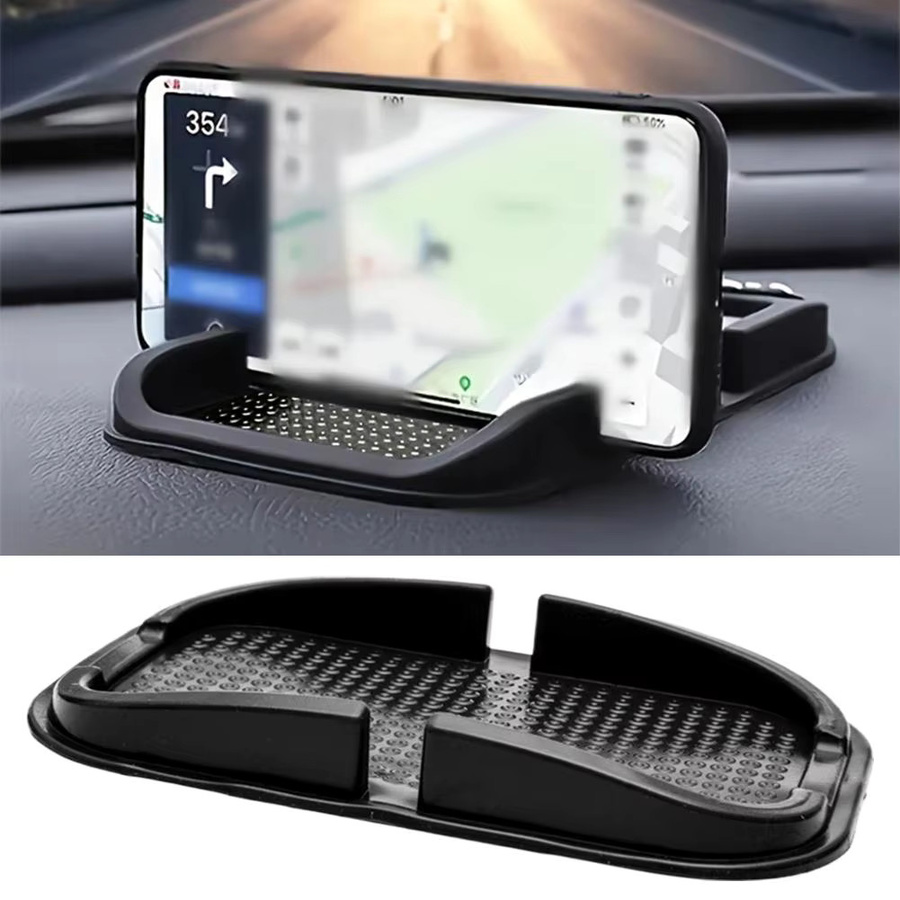 Universelle Silikon Auto Smartphone Halterung für das Dashboard in Schwarz, Anti-Slip Grip für Navigation und Freisprecheinrichtung - Bild 2