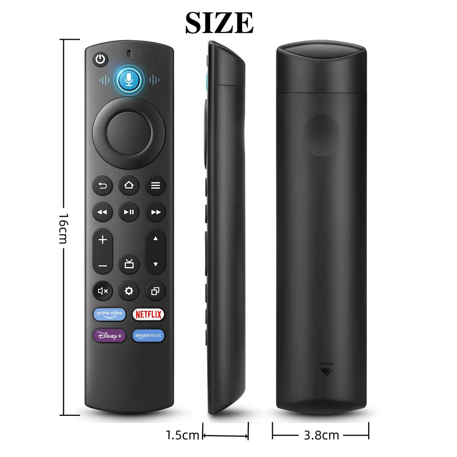 Amazon Sprachfernbedienung für Smart TV Cube (1., 2. und 3. Generation) und Smart TV Stick in Schwarz - Bild 6