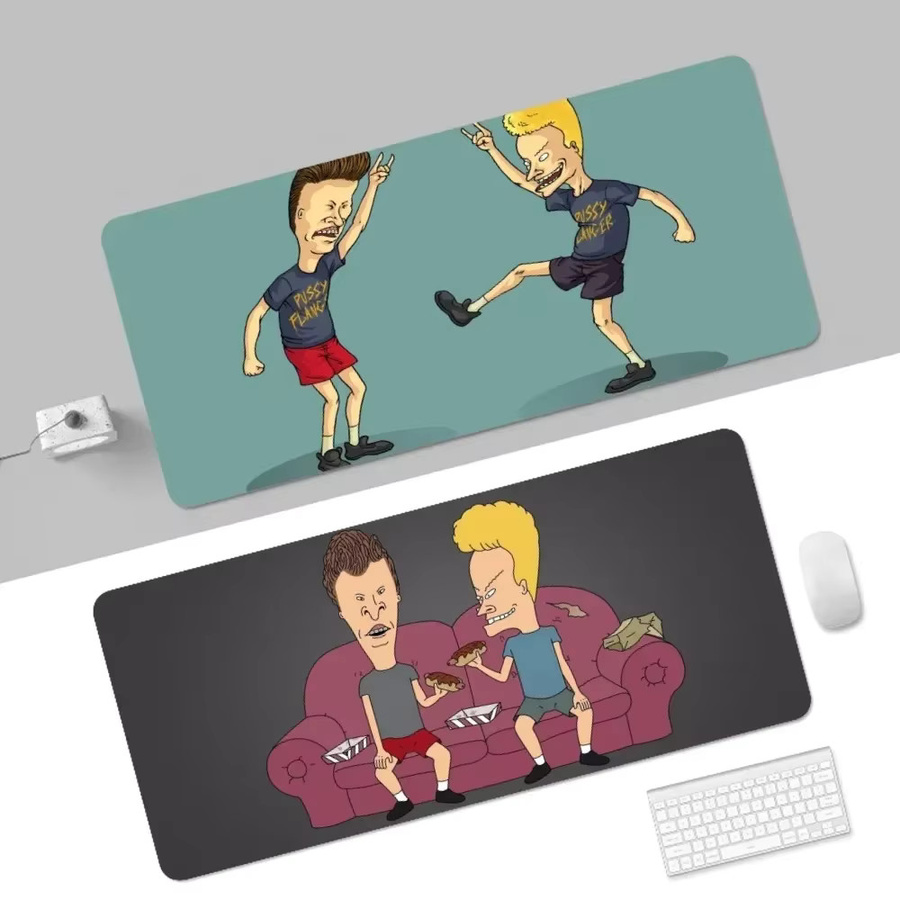 Beavis And Butthead Schreibunterlage und Mauspad in Multicolour, rutschfest und verdickt für Büro, Schule und Gaming - Bild 1