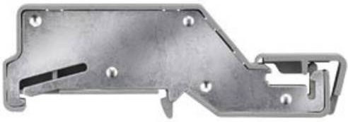 Siemens Auflagebock 8WH91400BA00 zur Montage auf Hutschiene für 10x 3 mm Sammelschienen in Silber, 10 Stück - Bild 1