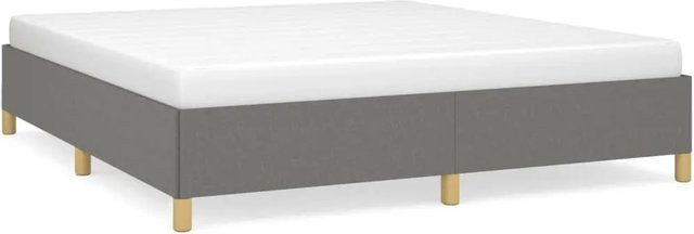 vidaXL Boxspringbett in Grau mit Stoffbezug, B/T/H: 180 x 200 x 35 cm - Bild 1