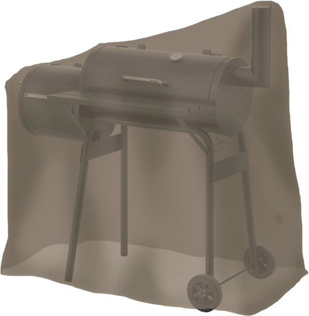 tepro Universal Abdeckhaube für Smoker klein, Farbe Taupe, B: 114 cm, T: 109,2 cm - Bild 1