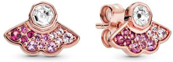 YIRAN Jewelry Ohrstecker 925 Silber, Rosa Daisy Blume, Zirkonia, Damen - Bild 1