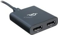 OWC Thunderbolt Dual DisplayPort Adapter für 4K UHD, Schwarz - Bild 1