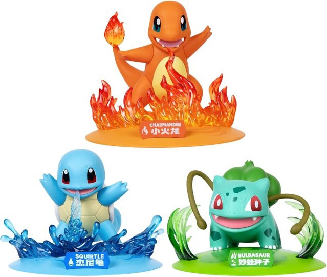 FUNISM Pokémon Charmander Bulbasaur Squirtle, Anime-Actionfiguren, Sammelmodell - Bild 1