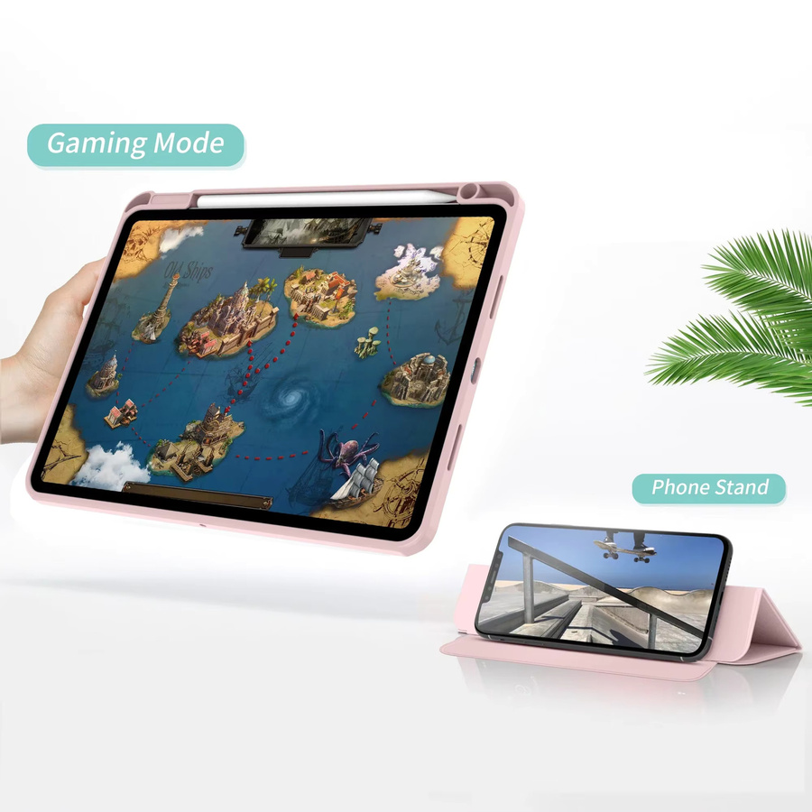 Magnetische Trennungsabdeckung für Apple iPad Pro M5 11 Zoll, iPad Air 11 13 Zoll sowie iPad Mini 7 6 in den Farben Purple und Pink - Bild 3