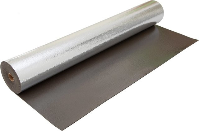 Vortis Protect Plus Vinylbodenunterlage in Silber, Breite: 1 m, Länge: 10 m, Stärke: 1 mm - Bild 1
