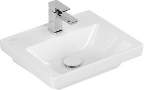 Villeroy & Boch Handwaschbecken Subway 3.0, weiß, rechteckig, B/T: 45 x 37 cm - Bild 1