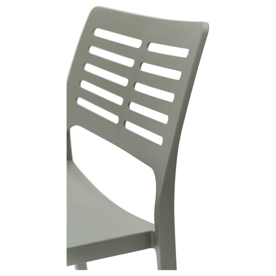 ProGarden Stapelstuhl Mistral aus Kunststoff in Mint mit modernem Design für Garten, Balkon und Terrasse - Bild 2