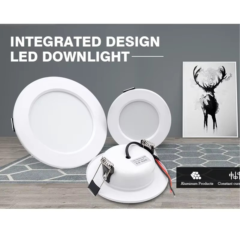 10er Set Sagra LED Downlights Runde Einbau-Deckenleuchten in Weiß - Bild 4