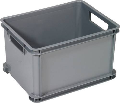Curver UNIBOX Classic S Aufbewahrungsbox, silber, 15 Liter, B/T/H: 27,0 x 35,0 x 22,0 cm - Bild 1