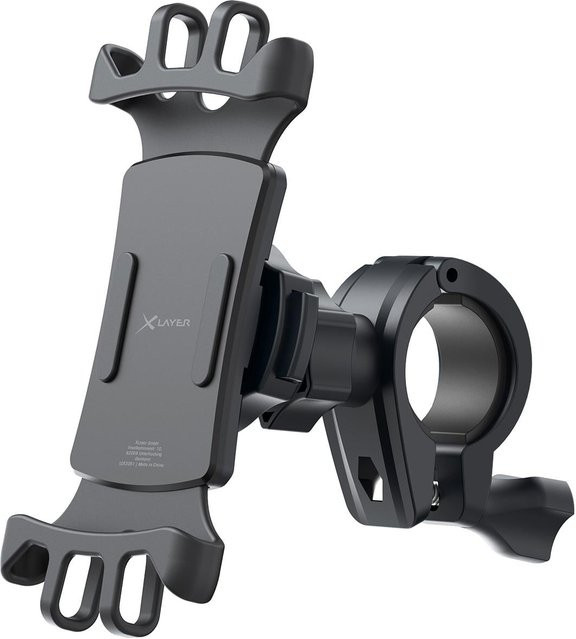 XLayer Universale Smartphone-Fahrradhalterung in Schwarz - Bild 1