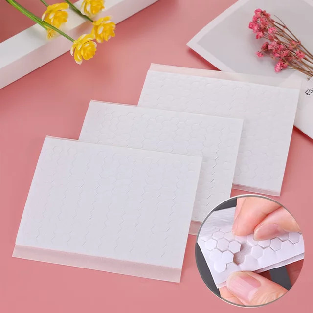 3D Schaumstoff-Punkte-Klebeaufkleber doppelseitig für DIY-Shaker-Karten und Scrapbooking in Transparent und Weiß - Bild 1