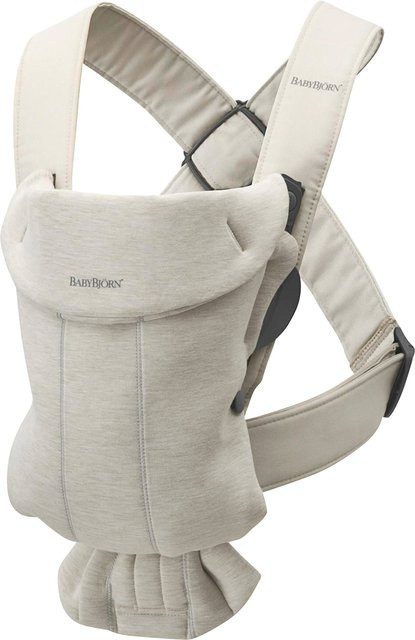 BabyBjörn Babytrage Mini 3D Jersey in Beige - Bild 1