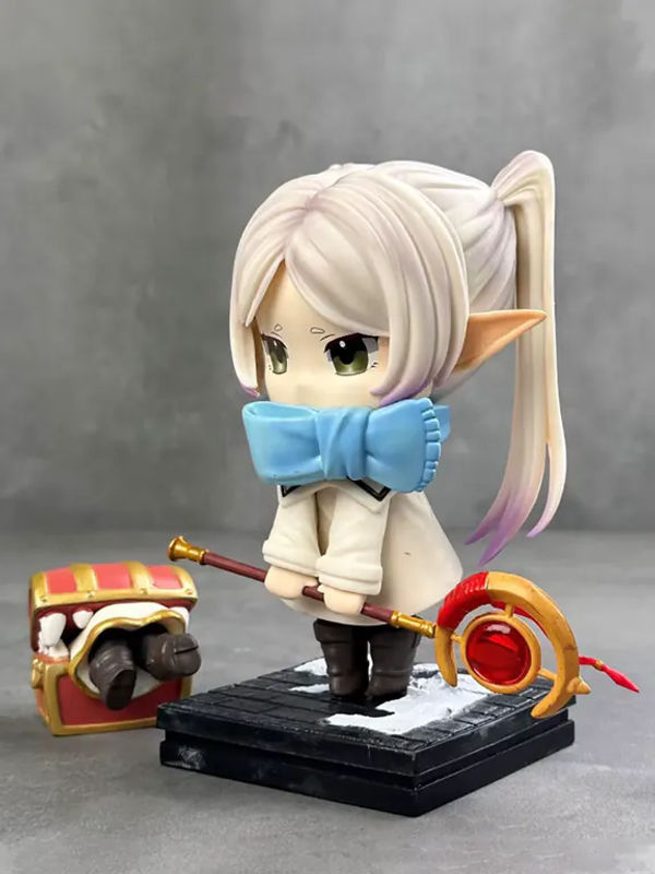 Bandai Frieren: Beyond Journey's End Q-Version Anime-Figur 2-teiliges Set aus PVC, mehrfarbig, Höhe: 13,5 cm - Bild 3
