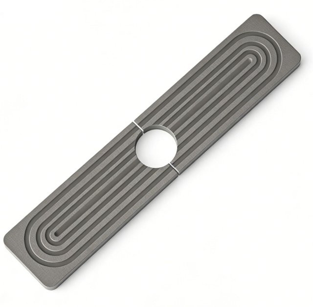 Fishine Wasserhahn-Matte aus Diatomeenerde in Grau, schnelltrocknend und wasserabsorbierend für die Küchenspüle oder das Badezimmer, B/T: 60 x 10 cm - Bild 1