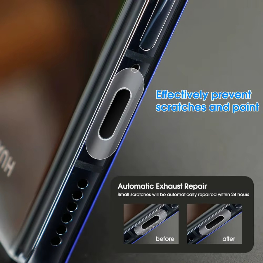 10 Stück Ladeanschluss-Schutzfolie für USB Typ C von Samsung, transparent, kratzfest und HD-klar - Bild 2