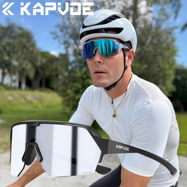KAPVOE Sportsonnenbrille, Photochrome, Unisex, Vollrand - Bild 1