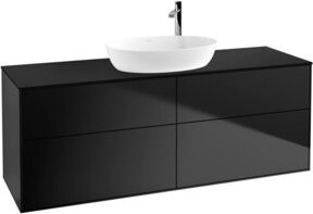 V&B Waschtischunterschrank Finion in Blau Lacquer, B/T/H: 160 x 50,1 x 0 cm - Bild 1