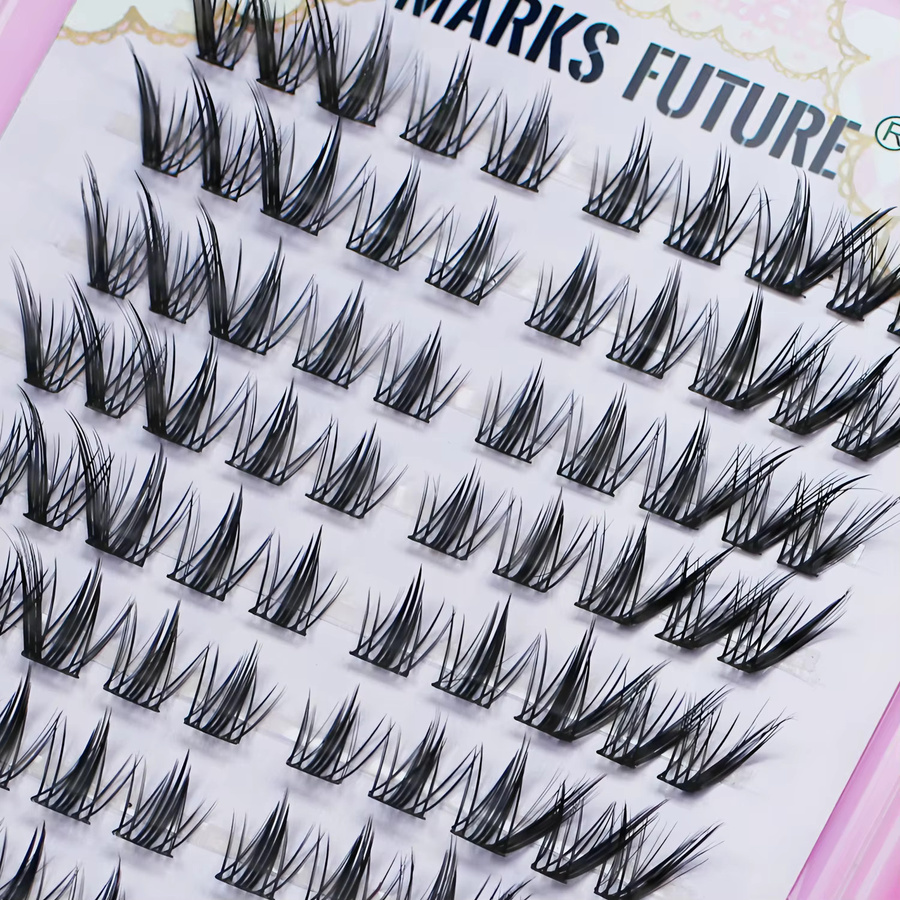 Marks Future Falsche Wimpern, 240 Stück, C-Locken, Schwarz, Unisex - Bild 4