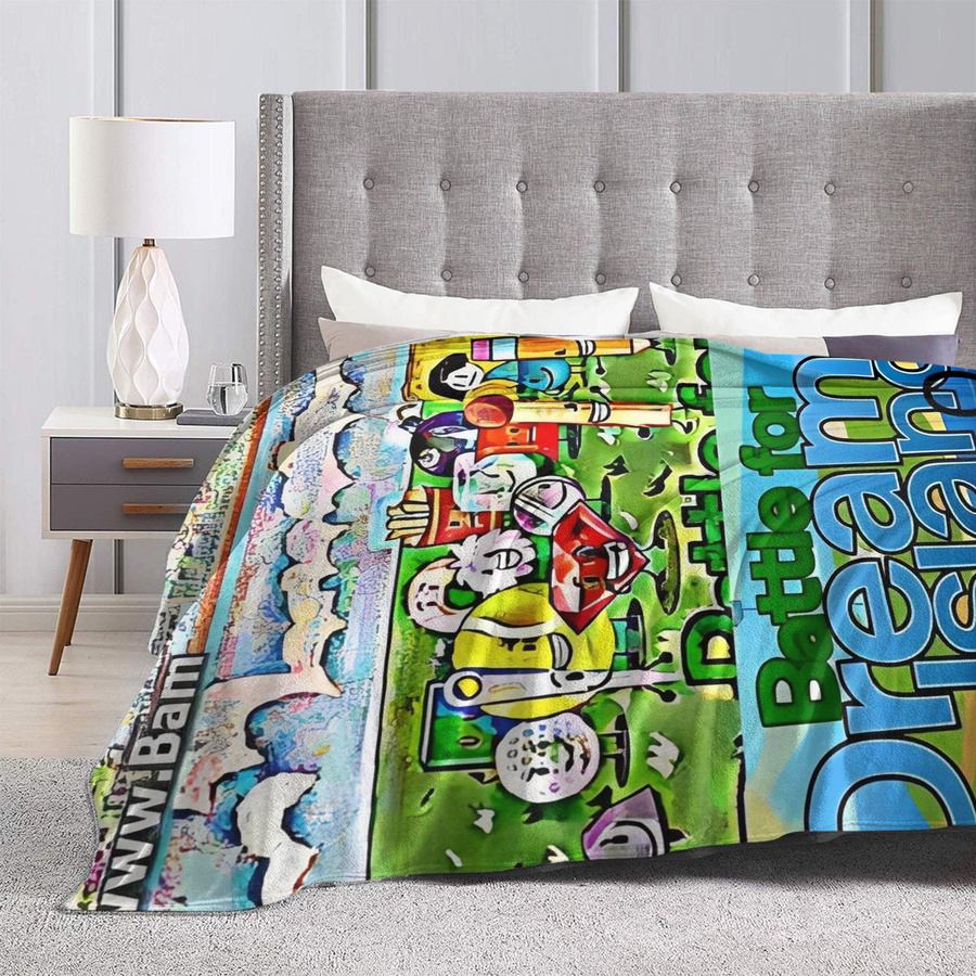 Inanimate Insanity Alle Charaktere Decke aus Coral Fleece, Mehrfarbig, B/T: 76 x 102 cm - Bild 1