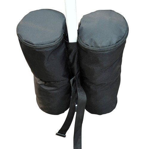 Outsunny Regenschirm Basis mit Gewichtstasche aus Polyester, Schwarz, B/T/H: 14 x 14 x 42 cm - Bild 3