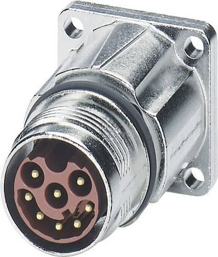 Phoenix Contact M17 Compact Gerätesteckverbinder ST-08P1N8AWQ00S zur Vorderwandmontage in Silber - Bild 1