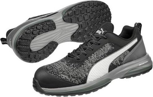 Puma Safety Charge Black Low S1P ESD Sicherheitshalbschuh Schwarz Grau Größe 38 - Bild 1