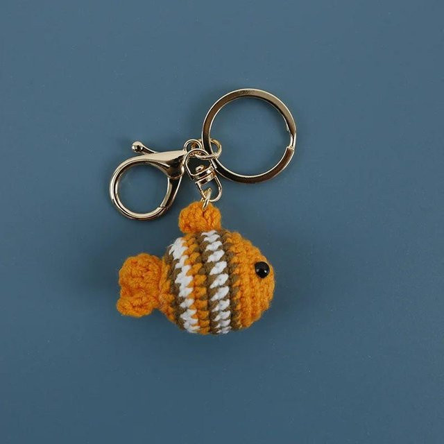Linyi toy Schlüsselanhänger, Seelöwen Puppe, grau, Unisex - Bild 1