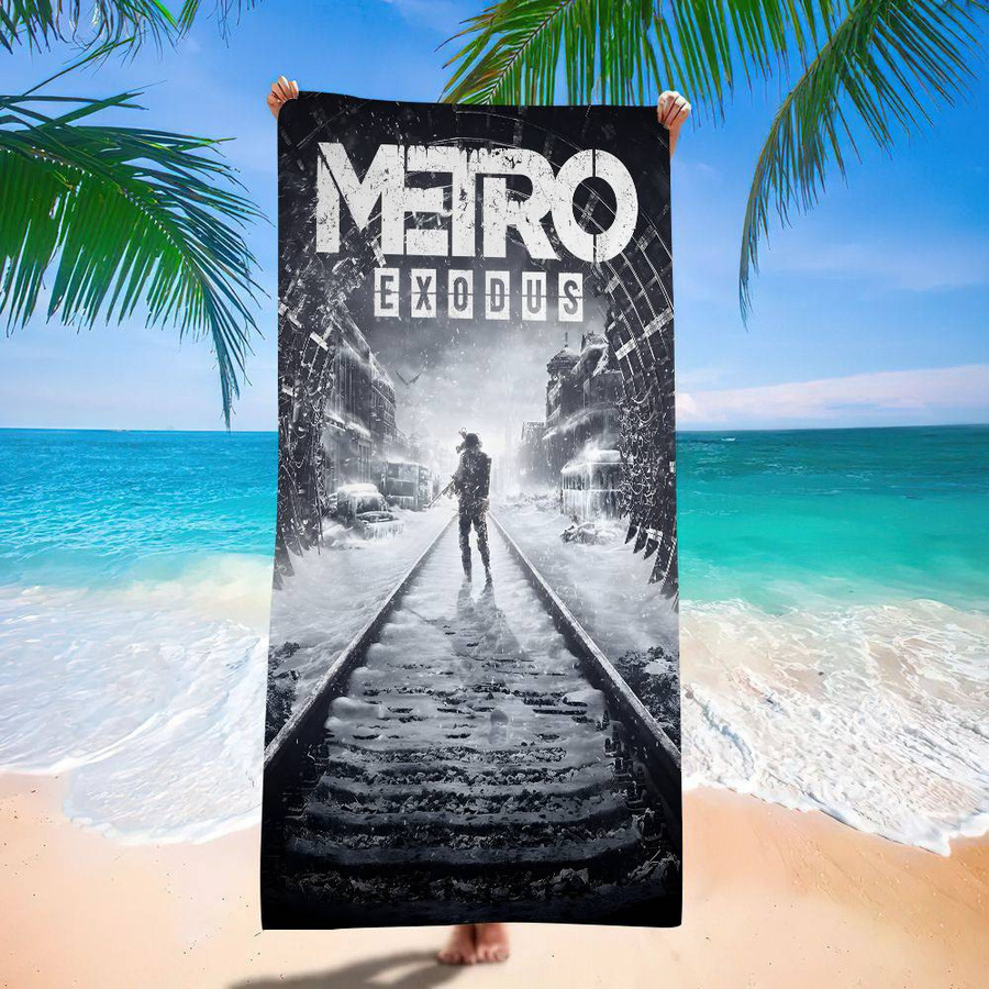 M-Metro Anime Videospiel Mikrofaserhandtuch schnelltrocknend, B: 40 cm, H: 60 cm, weiß/mehrfarbig - Bild 3