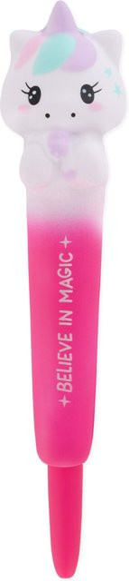Legami Squishy-Gelstift Unicorn in Gel mit farbigen Akzenten in Blau, Schwarz und Pink - Bild 1
