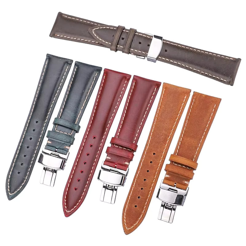 ChronoLink Uhrenarmband Ölwachs-Rindsleder, Leder, Unisex - Bild 2