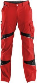 Kübler ACTIVIQ Arbeitshose HIGH in Mittelrot/Schwarz aus Cordura - Bild 1