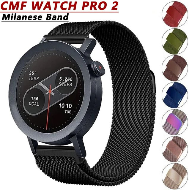 CMF Uhrenarmband Milanaise, Edelstahl, Unisex, CMF Watch Pro 2 - Bild 1