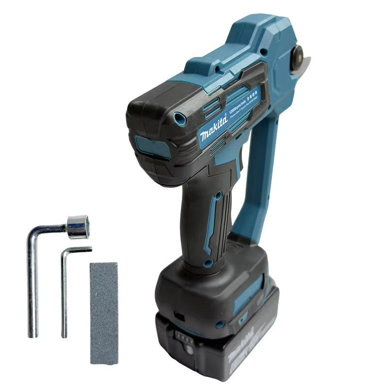 Makita Akku-Gartenschere mit bürstenlosem Motor, kabellose Astschere für 18V-Akkus, blau - Bild 4