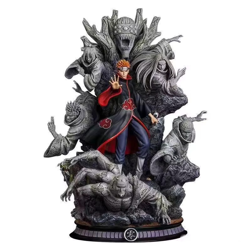 Bandai Naruto Akatsuki Pain Figur, PVC Statue, Kunststoff - Bild 1