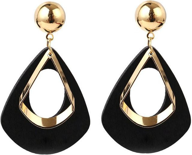 YIRAN Jewelry Ohrringe, Kupfer, Schwarz, Damen, Vintage - Bild 1