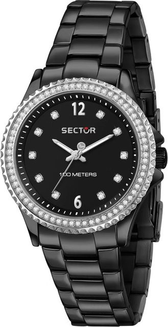 Sector Armbanduhr, Quarz, Edelstahl, Schwarz, 35 mm, Damen - Bild 1