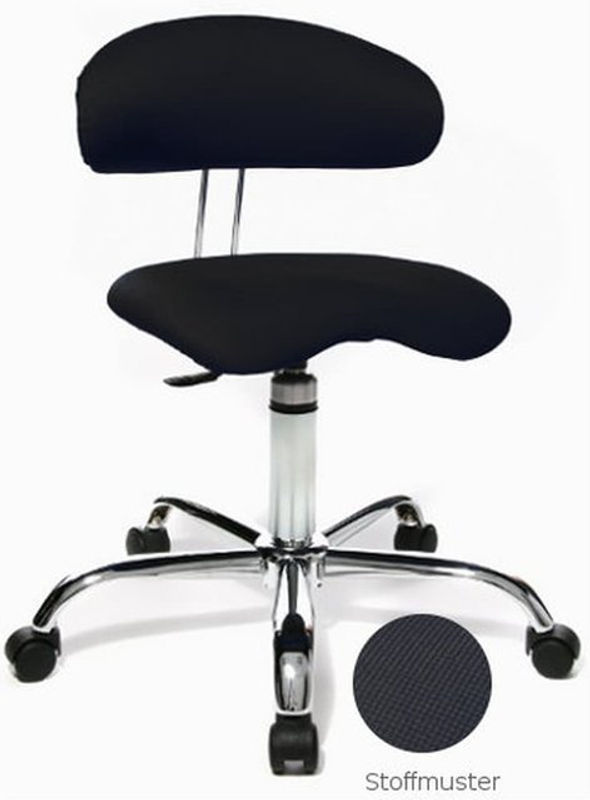 Topstar Drehhocker SITNESS 40 aus Stoff ohne Armlehnen - Bild 3