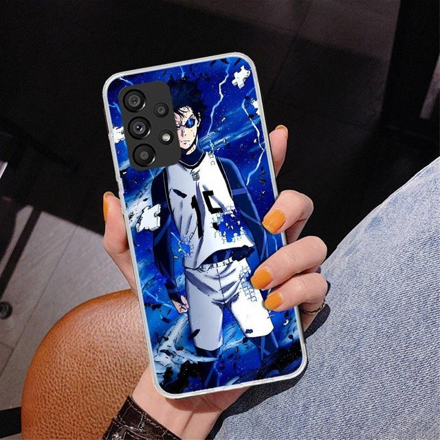 Blue Lock Isagi Yoichi Handyhülle für Samsung Galaxy A-Serie (A13 bis A57) in Blau - Bild 1