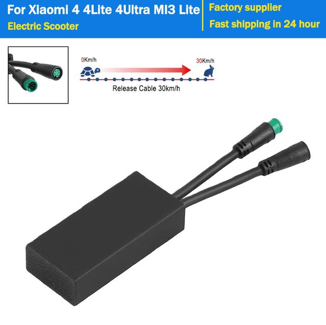 Geschwindigkeits-Entsperrkabel für Xiaomi Elektrische Roller 4, 4 Lite, 4 Ultra und 3 Lite, 5-Pin Zubehör, Schwarz - Bild 1