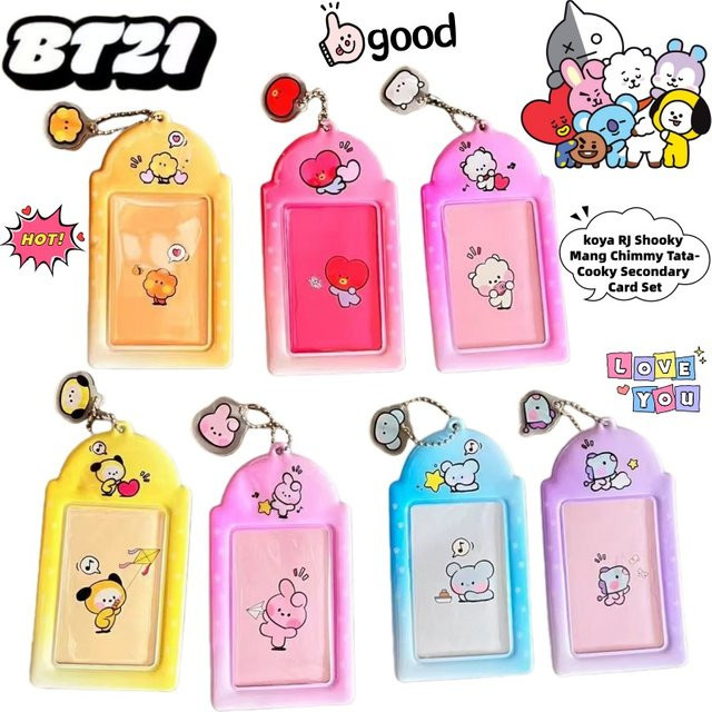 Line Friends BT21 Koya Shooky Man Chimmy Tata Cooky, Aufbewahrungsset, 2-teiliges Set - Bild 1