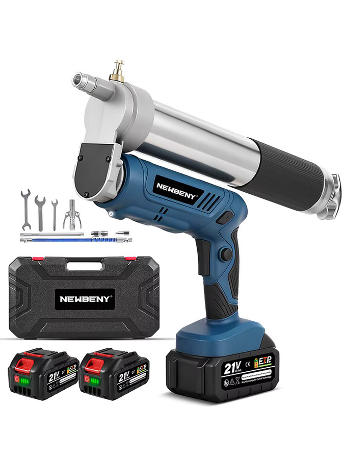YOFIDRA Elektrische Fettpresse mit 14000 PSI und 180 Grad drehbarem Kopf für Makita Akku-Werkzeuge - Bild 6
