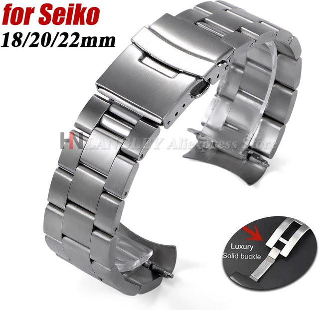 Uhrenarmband Edelstahl, Silber, Herren - Bild 1
