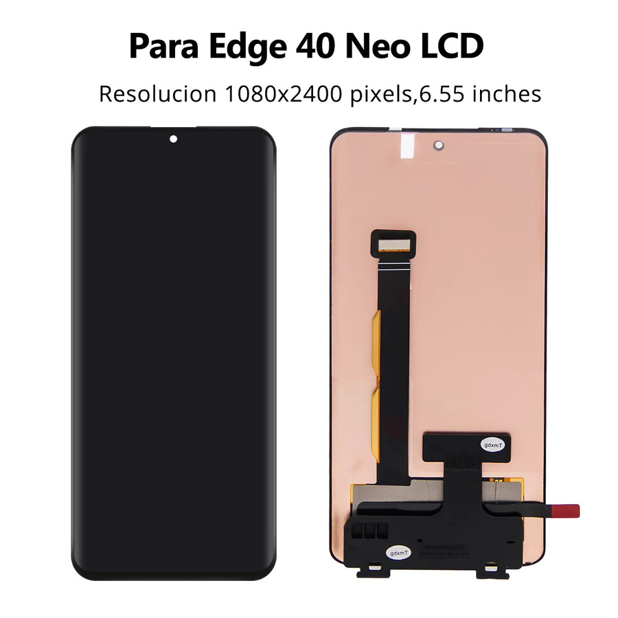 Motorola Edge 40 Neo Ersatzdisplay mit 6,55 Zoll AMOLED LCD Touch Screen und Fingerabdrucksensor für XT2307-1 und Moto Edge 40 XT2303-2 - Bild 4