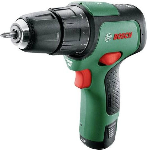 Bosch EasyImpact 12 Akku-Schlagbohrschrauber in Grün/Schwarz mit 12V, 2,0 Ah Akkupack und Ladegerät - Bild 1
