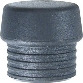 Wiha Schlagkopf mittelweich Rund für Safety Schonhammer, Farbe: Schwarz, Durchmesser: 30 mm - Bild 1