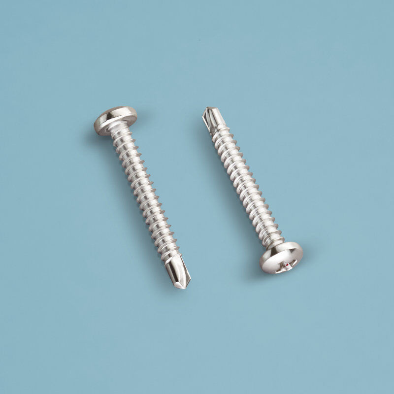 Scobalit Bohrschrauben selbstbohrend aus Edelstahl, Pan-Head, Silber, Durchmesser: 4,2 mm, Länge: 32 mm - Bild 1